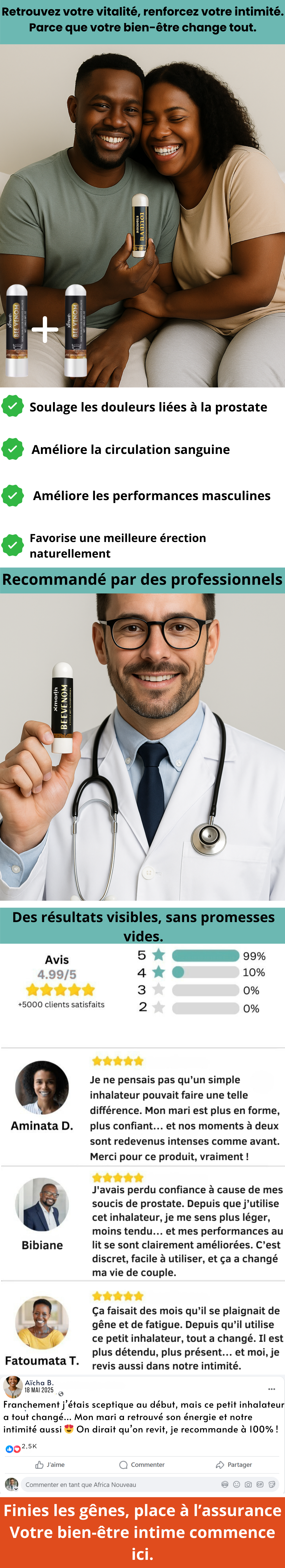 Inhaleur Prostate au Venin d'Abeille | Retrouvez une érection en 3 minutes! GN