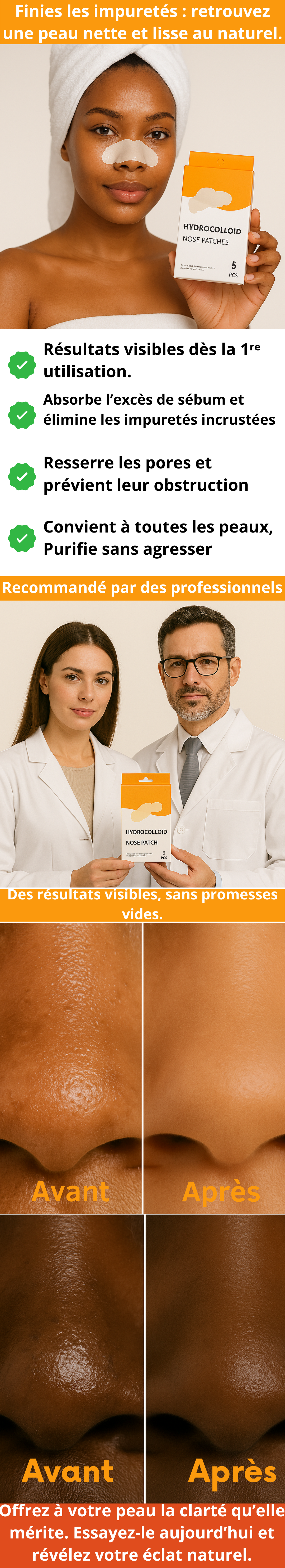 Patchs Nez Purifiants(1O Patchs)